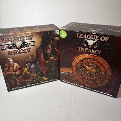 League of Infamy Kickstarter Master of Shadows Mantic Board Game Dungeon Crawler