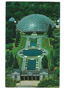Vintage Postcard - c. 1960s  - Shaw's Garden (St. Louis, MO) Aerial View