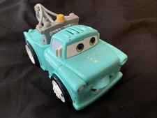 2005 Disney Pixar Cars Mattel Shake N Go Talking Tow Mater Truck Works No Cover