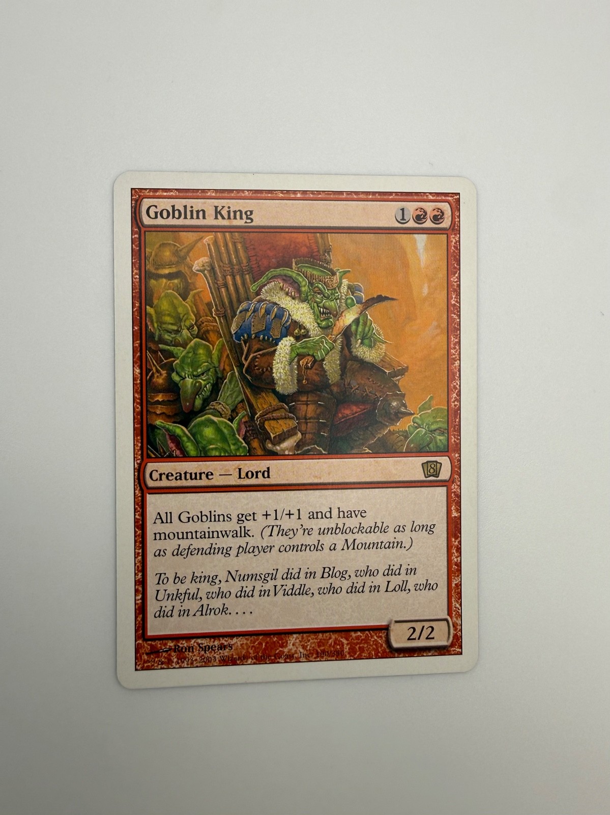 Goblin King 8th Edition Regular