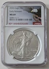 2026 SILVER EAGLE 1OZ NGC MS69 EARLY RELEASES SKU 8688410-217
