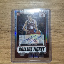 Austin Reaves 2021 Contenders Optic Draft Picks College Ticket /99 RC Auto 