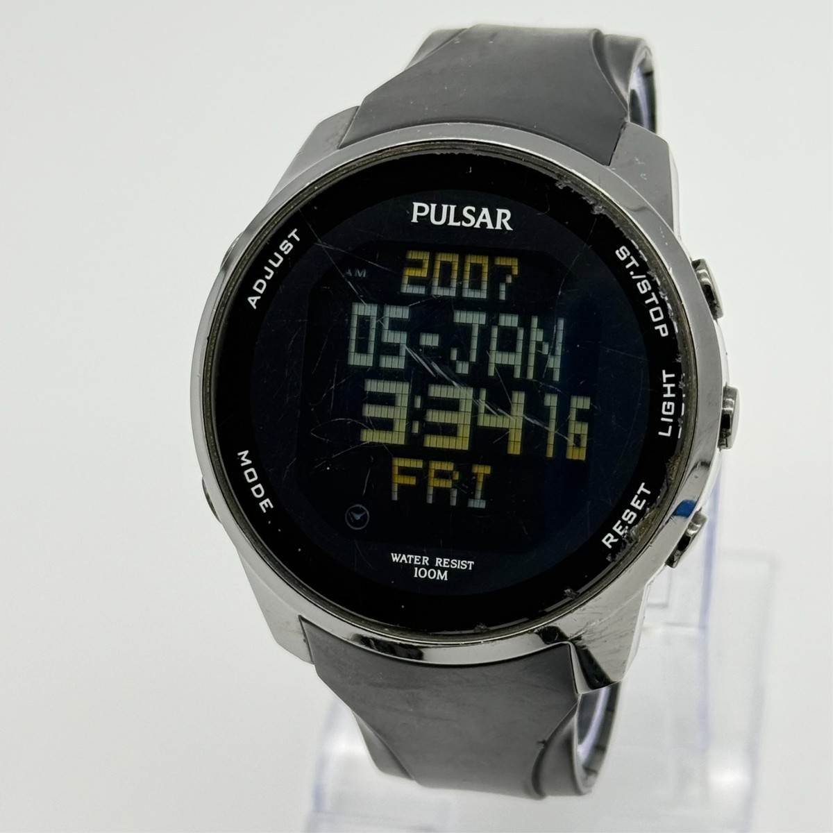 Pulsar Digital Men's Watch W861-x006 Black 43mm for sale online | eBay