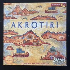 Akrotiri - 2-Player Card/Board Game by Z-Man Games 100% Complete