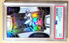 2023 PSA 9 MINT DAVANTE ADAMS SP /35 WHITE PRIZM SELECT G6757