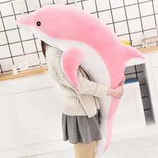 30cm Plüschtier Delfin pink Stofftier Spielzeug Plüsch Geschenkidee Dekoidee