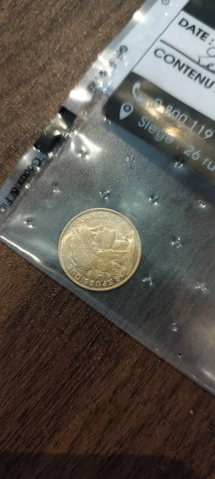 Pièce OR 10 Francs Coq Marianne - or 900 (2,90 g d'or fin) - France - Photo 4/4