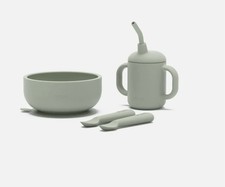 Lalo First Bites Starter Kit- Sage Green