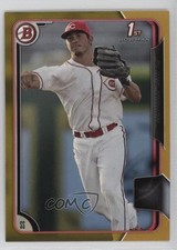 2015 Bowman Draft Chrome Gold Refractor 50/50 Blake Trahan #43 13v9