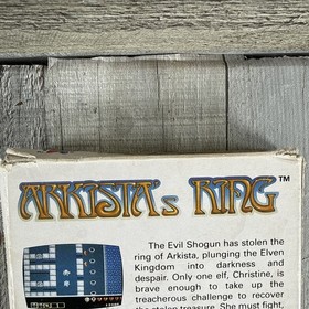 Vintage 1989 Nintendo NES ARKISTA'S RING GAME BOX No Manual Good Condition