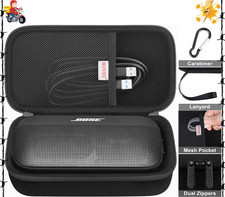 Black Hard Travel Speaker Case for Bose Soundlink Flex Bluetooth Portable