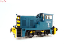 Heljan Class 02 003 BR Blue w/Wasp Stripes 1:43 Scale, O Gauge