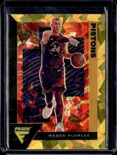 2020-21 Panini Flux #50 Mason Plumlee Gold Cracked Ice #/10