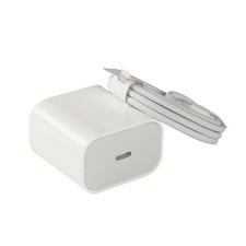 Braided USB-C to USB-C Charging Cable+ 20W Type-C Adapter For iPhone 15 16 17