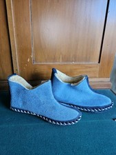 Womens Quoddy Dorm Boot Blue Slippers Moccasins Sz 6