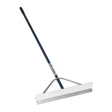 MIDWEST RAKE 51924 Super Scraper, 24", 66" Alum Handle