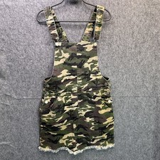 Camouflage Women's Dress Size M Cotton Elastane Adjustable Straps