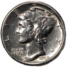 1929-S Mercury Dime 10c Uncirculated UNC+ Cleaned Details