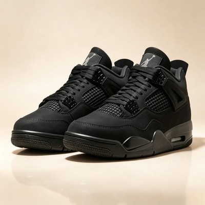 Running Shoes Jordan 4 Retro 2025 Black Cat FV5029-010 Men's Size 7-13