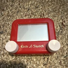 Ohio Art Etch A Sketch Mini Classic Red Drawing Toy Ages 3-7 Years Age Level 4-7
