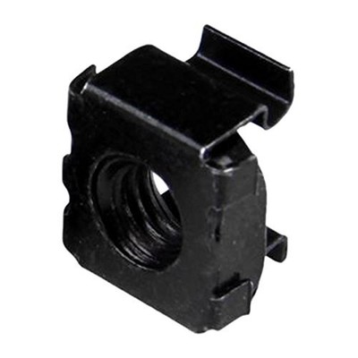 Startech.com M6 Cage Nuts - 100 Pack, Black - M6 Mounting Cage Nuts For Server