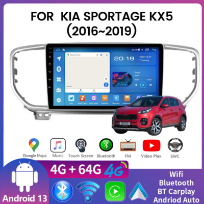 Autoradio Für Kia Sportage KX5 2016-2019 Android 13 GPS NAV Wifi CarPlay 4+64GB