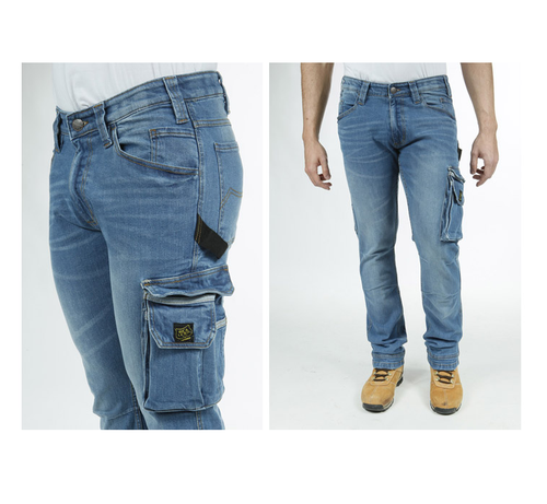 Jeans da Lavoro Multitasche Elasticizzati JOB WORKER Rica Lewis _ pantaloni  | eBay