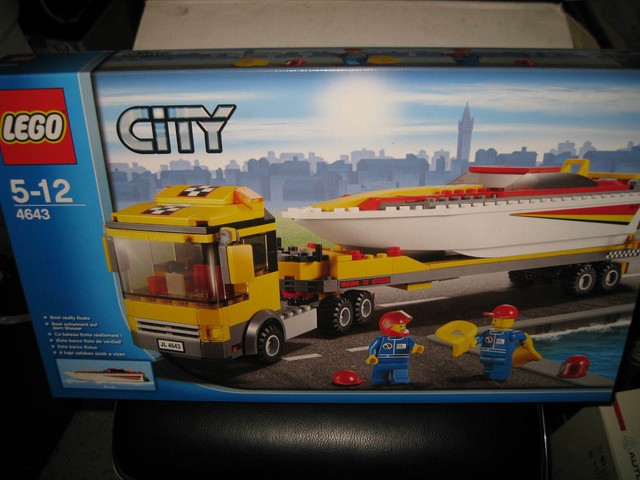 lego city powerboat transporter