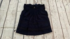 Gap Kids Girl Shirt size XS 4-5 NWT's navy blue