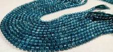 London Blue Topaz Gemstone Beads Round Faceted 6mm Beads Strand 13 inch long