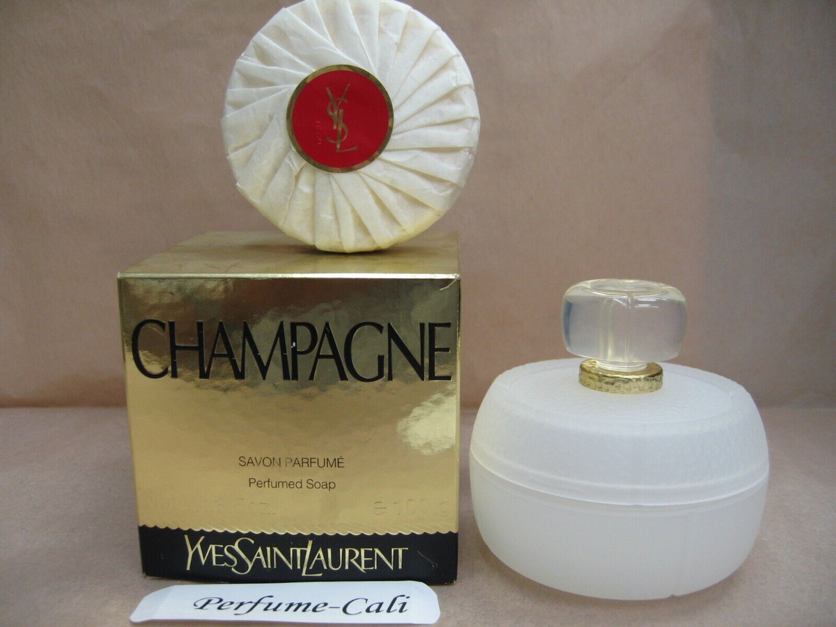 CHAMPAGNE by YESAINTLAURENT 3.5 oz / 100 G Perfumed Soap With Case