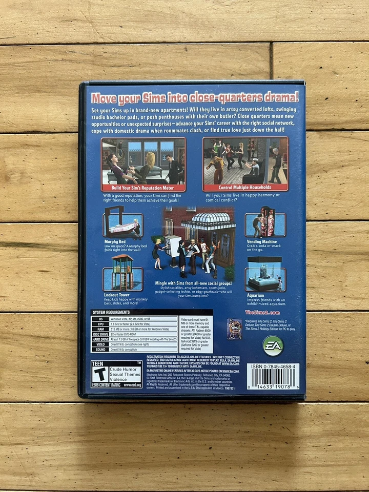 The Sims 2 Apartment Life PC Game Complete 2008 Expansion Pack - Image 4 of 4