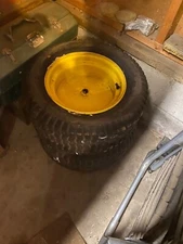 turf tires and rims for john deere L-130 lawn tractor