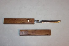 Vintage Warco Floating Fishing Knife Stainless Steel, Advertising, Texaco,