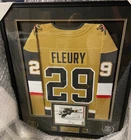 Autographed/Signed Marc-Andre Fleury Golden Knights Hockey Jersey Fanatics COA