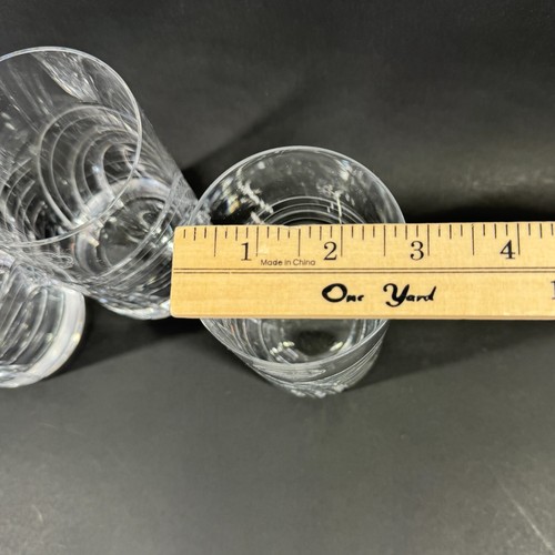 4 Rogaska Crystal Maestro Highball Glasses 5.5” w/ Waterford Swan Engraved RARE - Picture 8 of 8