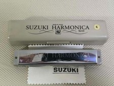 Suzuki Harmonica SU-21 Tremolo C Key Made in Japan with Case and Cloth