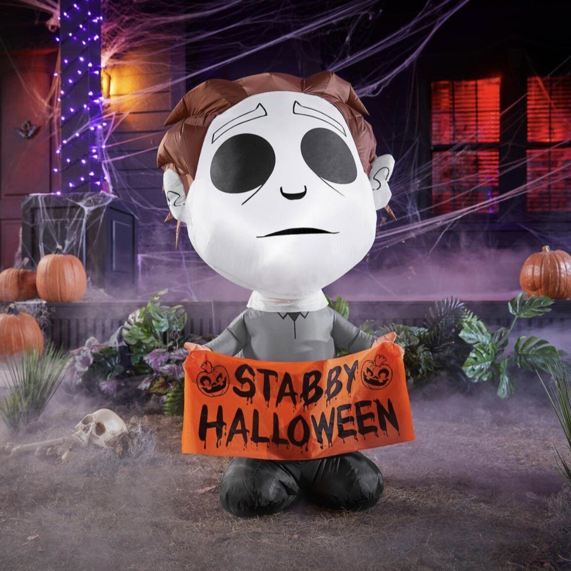 3.5 Ft Gemmy Stabby Michael Myers Halloween Inflatable Yard Decoration