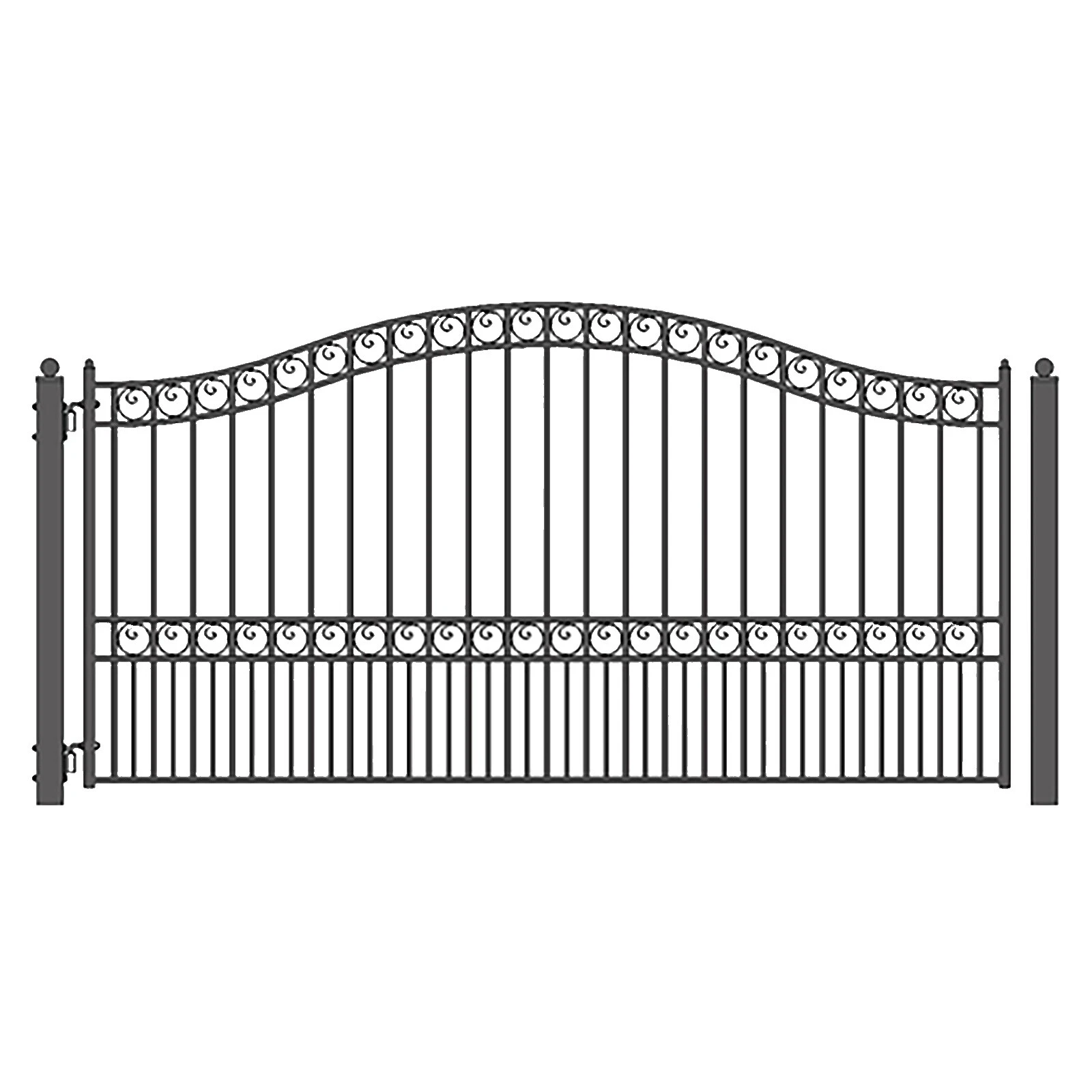 Iron Garden Gates
