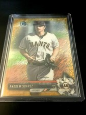 2017 Bowman Chrome Gold ANDREW SUAREZ /50