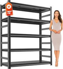 Metal Garage Shelving Unit, Heavy Duty 5-Tier Storage Rack, 3000 lbs Capacity