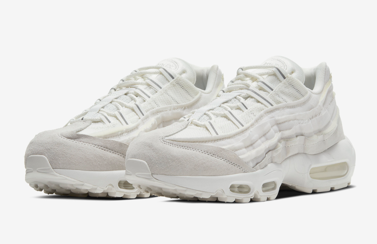 Nike x COMME des GARCONS CDG Air Max 95 White UK 10 US CU8406-100 New