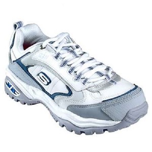 steel toe skechers tennis shoes