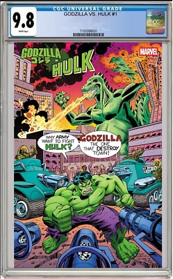 GODZILLA VS. HULK #1 SCOTT KOBLISH CLASSIC VARIANT CGC 9.8 NM PRESALE 4.16