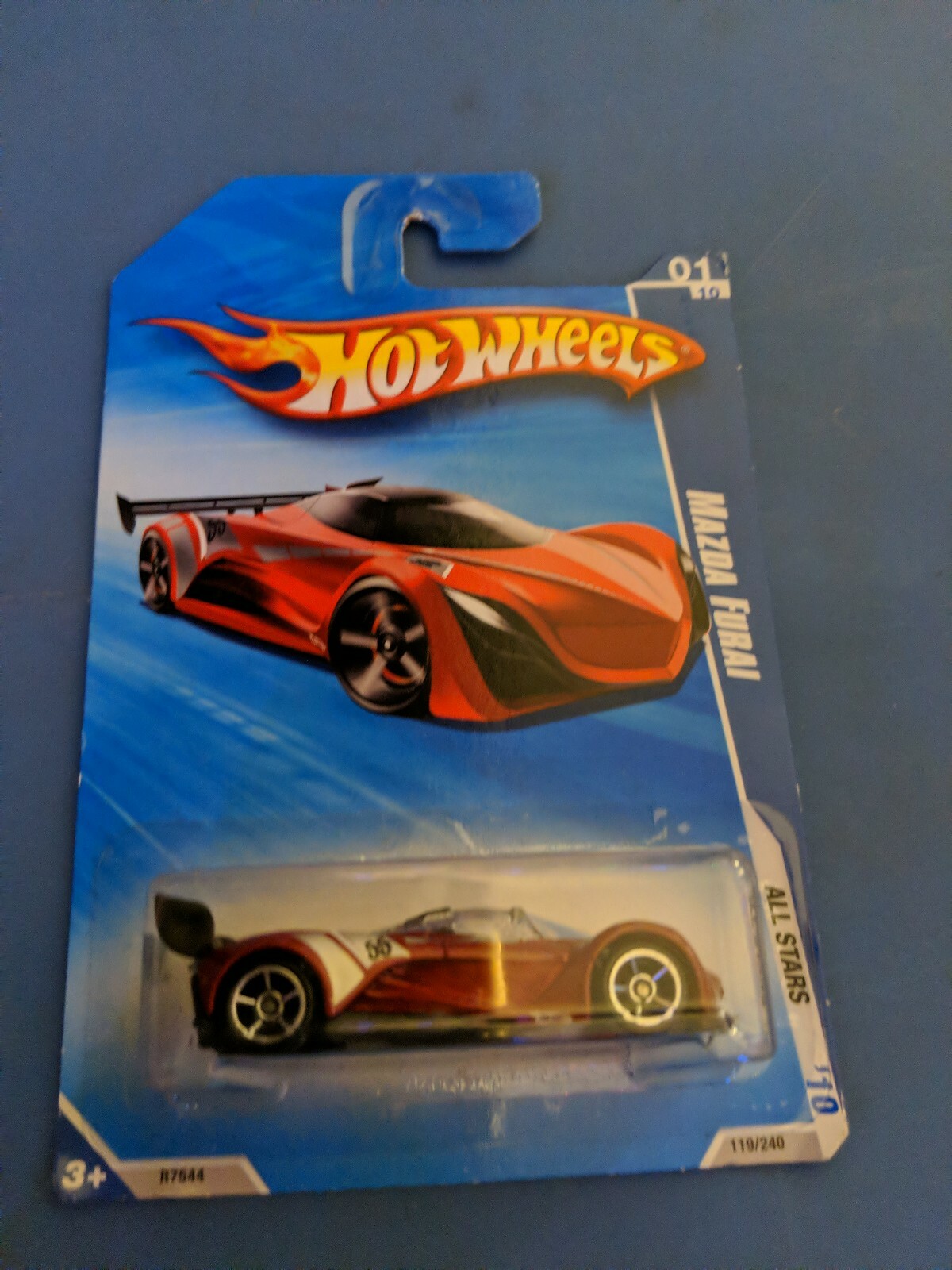 Hot Wheels 2010 Mazda Furai (Red) 119/240, '10 All Stars. 1:64 Scale. BRAND NEW