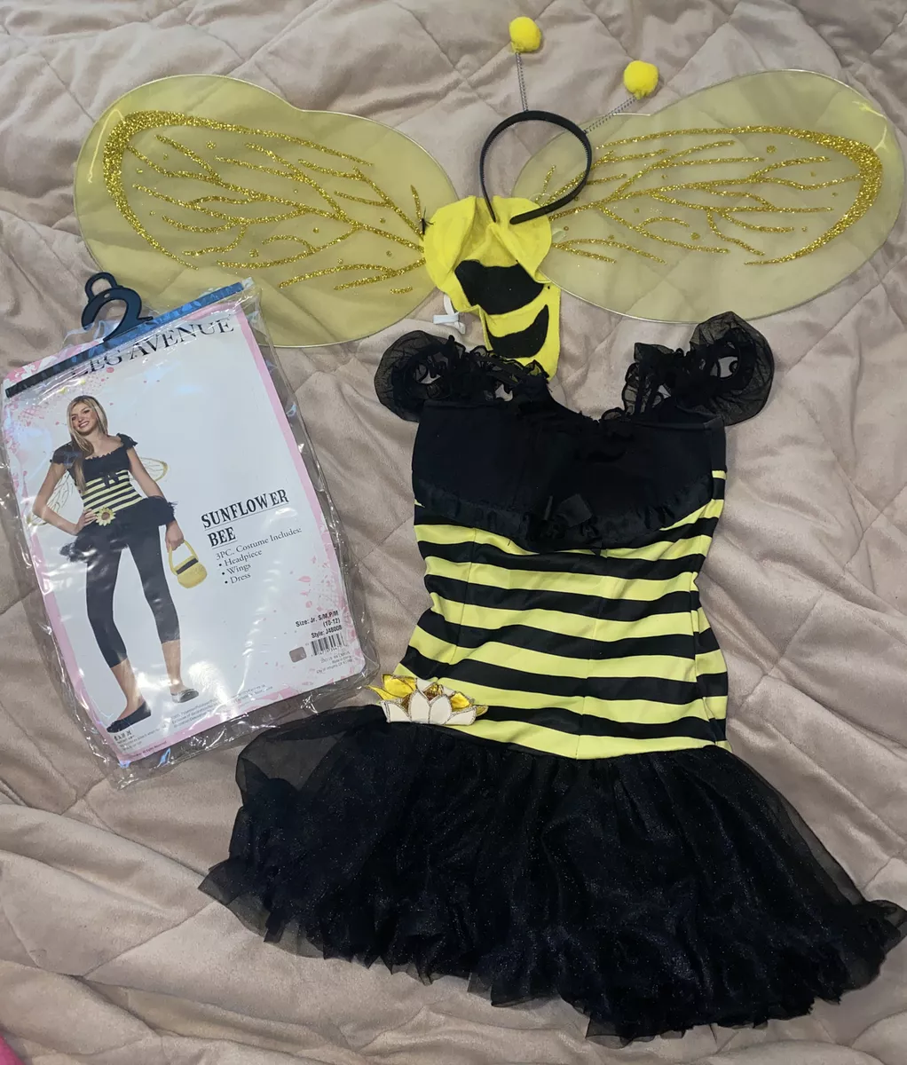 Halloween Costume Sunflower Bee 3 Pc By Leg Avenue women s Jr S M