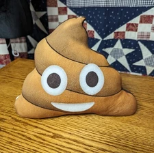 Emoji Pillows Brown Soft Stuffed Plush Smiling Poop Emoji Pillow
