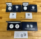 2024 P Silver Peace & Morgan ~ 2024 S Reverse Proof 2 Coin Silver Set