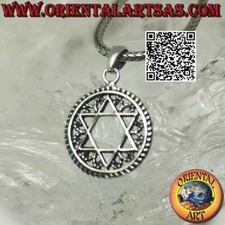 Dije Cadena Plata Fina 925 100% Estrella David Zirconia | Meses sin interés