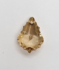 Swarovski Crystal Golden Shadow Baroque 6090 Pendant; 16mm or 22mm